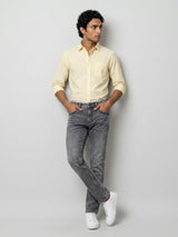 Men Rover Jeans Regular Fit Black Mid Rise