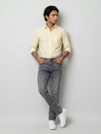 Men Rover Jeans Regular Fit Black Mid Rise