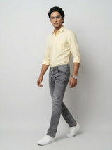 Men Rover Jeans Regular Fit Black Mid Rise