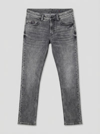 Men Rover Jeans Regular Fit Black Mid Rise