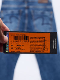 Men Nico Jeans Slim Fit Mid Blue Low Rise