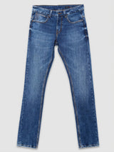 Men Nico Jeans Slim Fit Mid Blue Low Rise