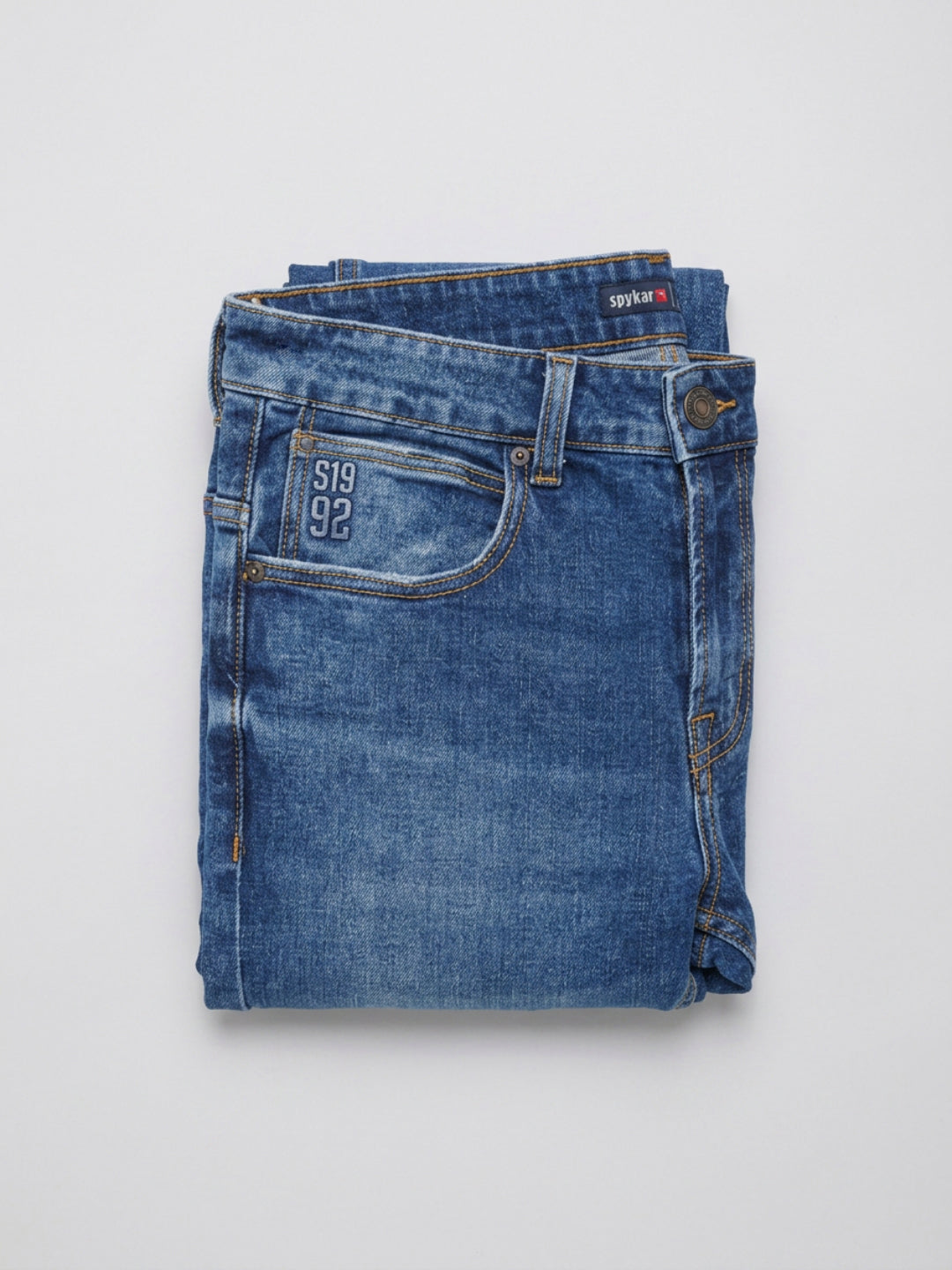 Men Nico Jeans Slim Fit Mid Blue Low Rise