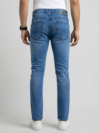 Men Nico Jeans Slim Fit Mid Blue Low Rise