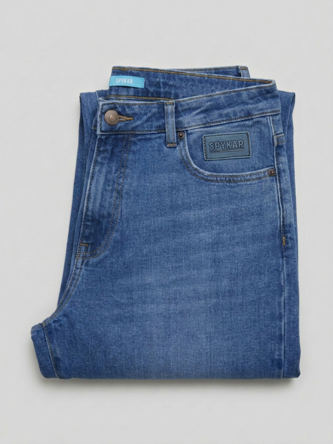Men Nico Jeans Slim Fit Mid Blue Low Rise