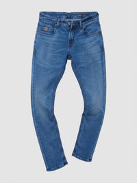 Men Nico Jeans Slim Fit Mid Blue Low Rise