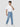 Men Ikemen Jeans Loose Fit Light Blue Low Rise