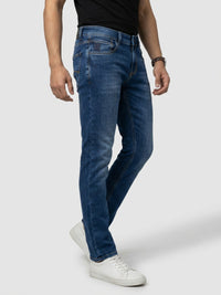 Men Nico Jeans Slim Fit Dark Blue Low Rise