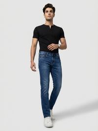 Men Nico Jeans Slim Fit Dark Blue Low Rise