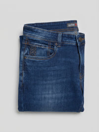 Men Nico Jeans Slim Fit Dark Blue Low Rise
