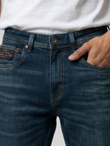 Men Chico Jeans Relaxed Fit Green Mid Rise