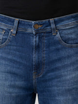 Men Ikemen Jeans Loose Fit Dark Blue Low Rise