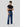 Men Ikemen Jeans Loose Fit Dark Blue Low Rise