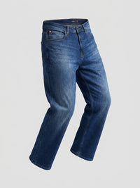 Men Ikemen Jeans Loose Fit Dark Blue Low Rise