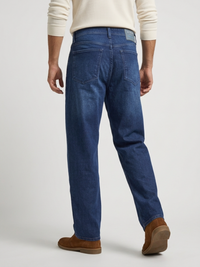 Men Ikemen Jeans Loose Fit Dark Blue Low Rise