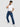 Men Ikemen Jeans Loose Fit Dark Blue Low Rise