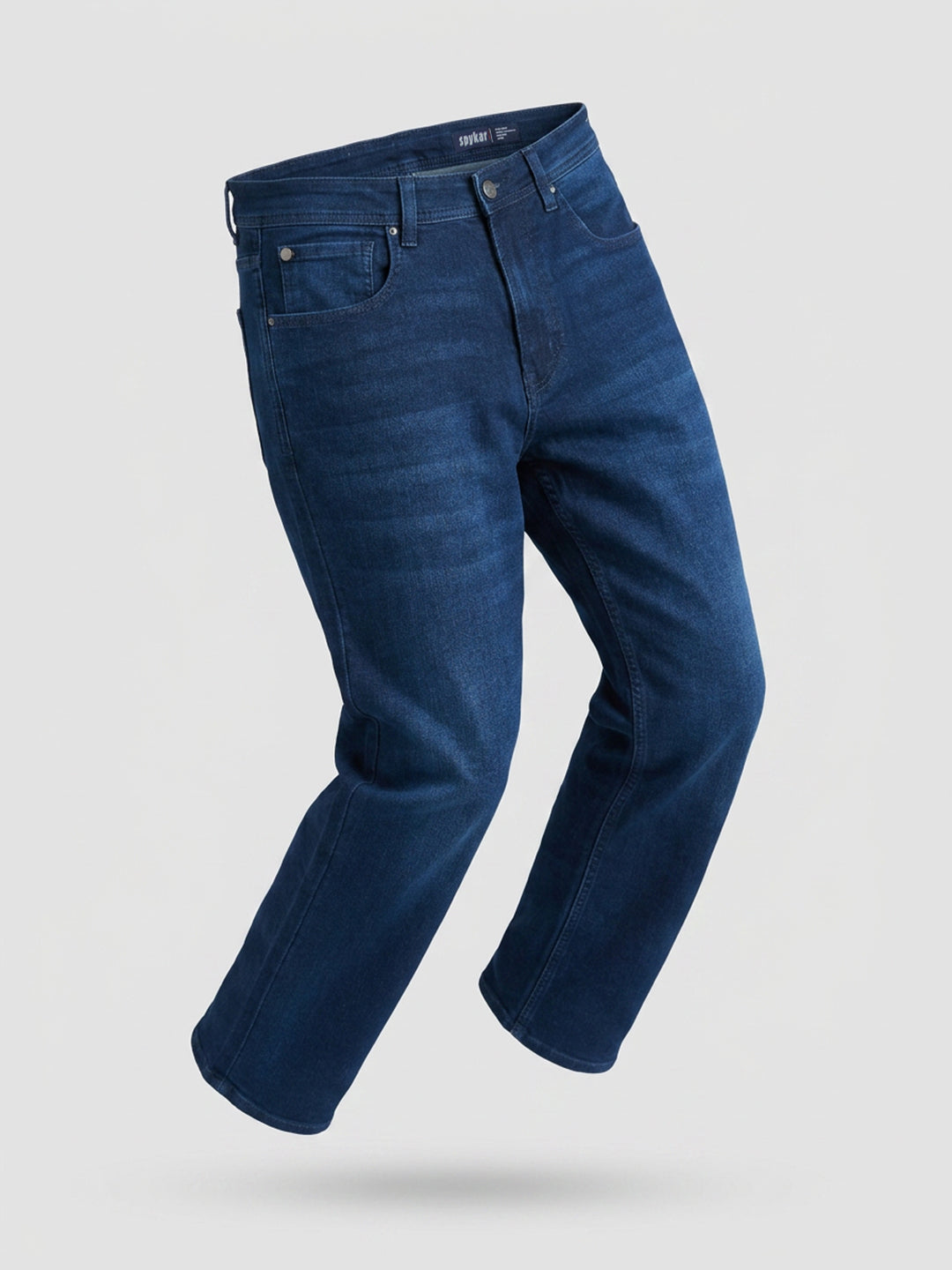 Men Ikemen Jeans Loose Fit Dark Blue Low Rise
