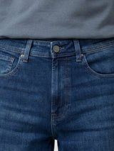 Men Ikemen Jeans Loose Fit Dark Blue Low Rise