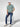 Men Kano Jeans Slim Fit Dark Blue Mid Rise