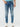 Men Kano Jeans Slim Fit Blue Mid Rise