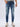 Men Kano Jeans Slim Fit Blue Mid Rise