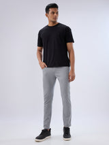 Men Kano Jeans Slim Fit Grey Mid Rise