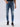 Men Kano Jeans Slim Fit Blue Mid Rise