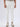 Men Jeans Slim Fit White Mid Rise