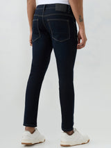 Men Kano Jeans Slim Fit Blue Mid Rise