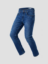 Men Kano Jeans Slim Fit Dark Blue Mid Rise