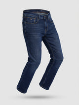 Men Kano Jeans Slim Fit Dark Blue Mid Rise