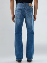 Men Rafter Jeans Boot Cut Fit Mid Blue Mid Rise