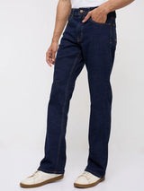 Men Rafter Jeans Boot Cut Fit Blue Mid Rise