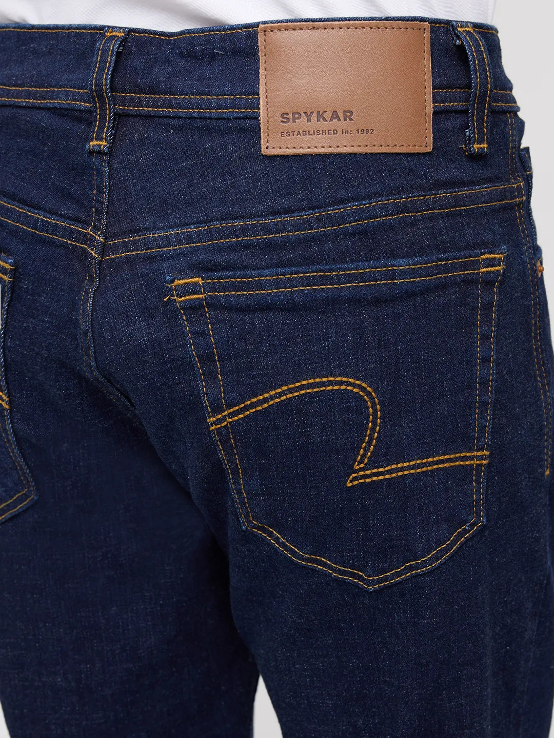 Men Rafter Jeans Boot Cut Fit Blue Mid Rise