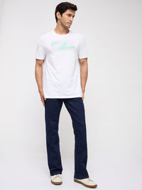 Men Rafter Jeans Boot Cut Fit Blue Mid Rise