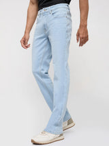 Men Rafter Jeans Boot Cut Fit Light Blue Mid Rise