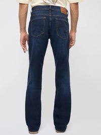 Men Rafter Jeans Boot Cut Fit Dark Blue Mid Rise
