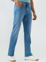 Men Rafter Jeans Boot Cut Fit Blue Mid Rise