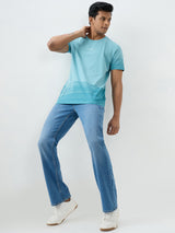 Men Rafter Jeans Boot Cut Fit Blue Mid Rise