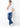 Men Jeans Relaxed Fit Blue Mid Rise