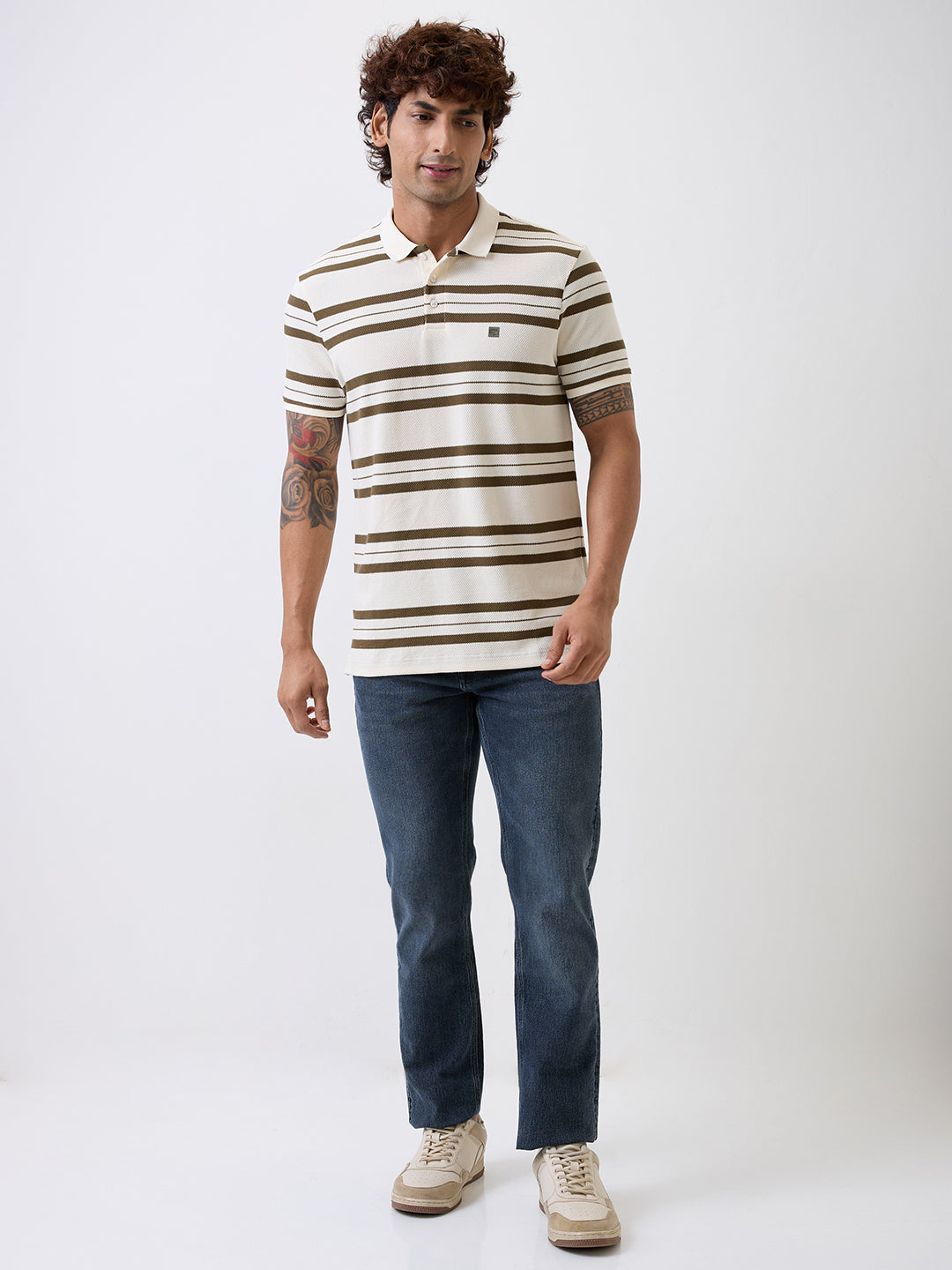 Spykar Grey Mid Rise Comfort Fit Casual Jeans For Men