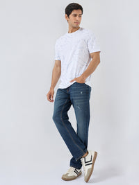 Men Chico Jeans Comfort Fit Dark Blue Mid Rise