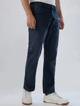 Men Jeans Comfort Fit Dark Grey Mid Rise