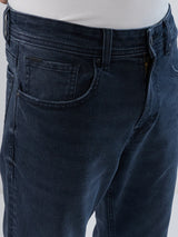 Men Jeans Comfort Fit Dark Grey Mid Rise