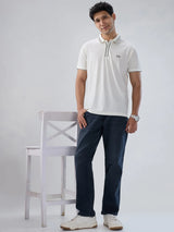 Men Jeans Comfort Fit Dark Grey Mid Rise