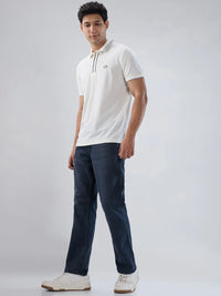 Men Jeans Comfort Fit Dark Grey Mid Rise