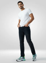 Men Chico Jeans Relaxed Fit Black Mid Rise