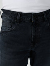 Men Chico Jeans Relaxed Fit Black Mid Rise