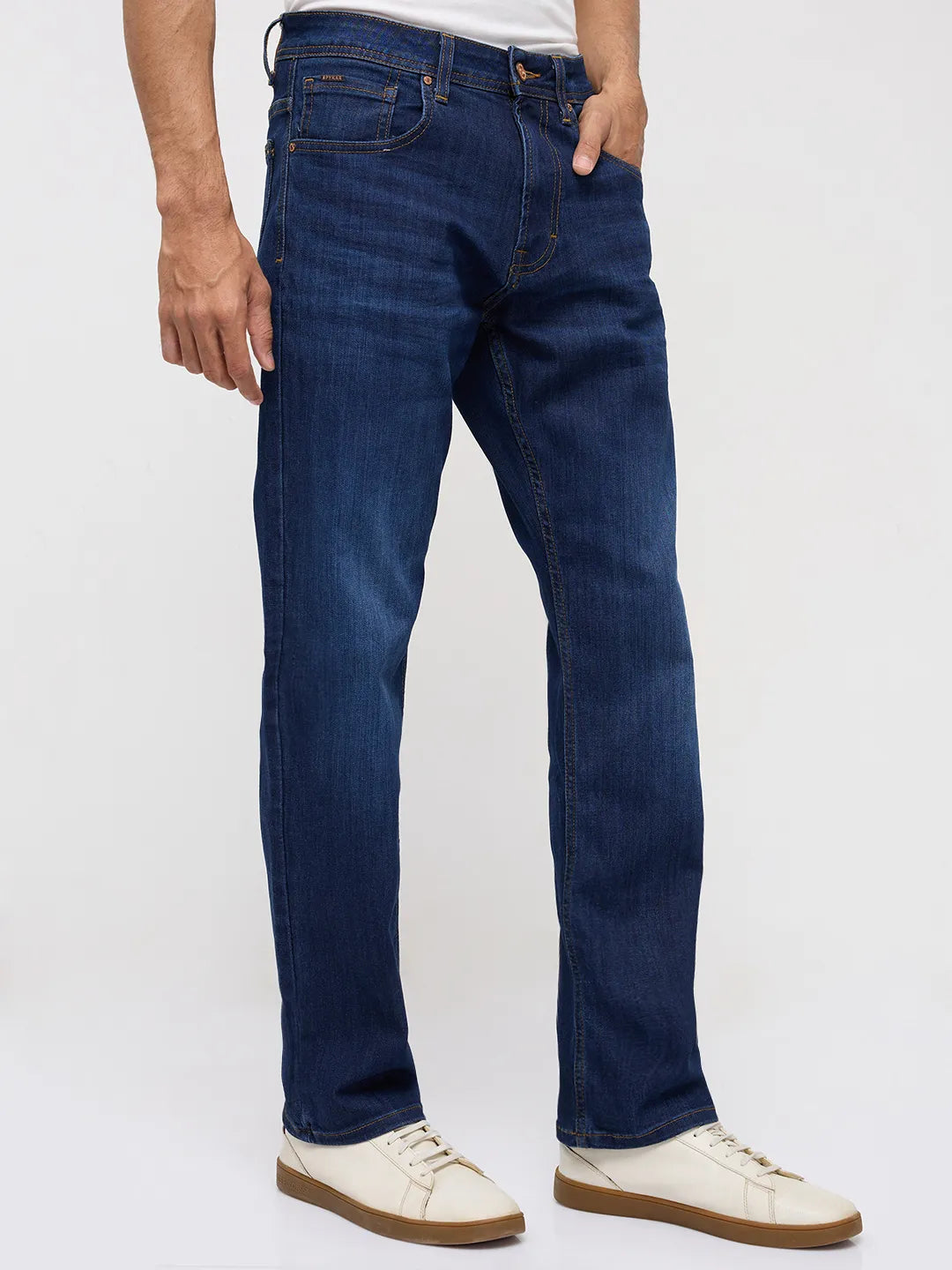 Men Chico Jeans Relaxed Fit Dark Blue Mid Rise