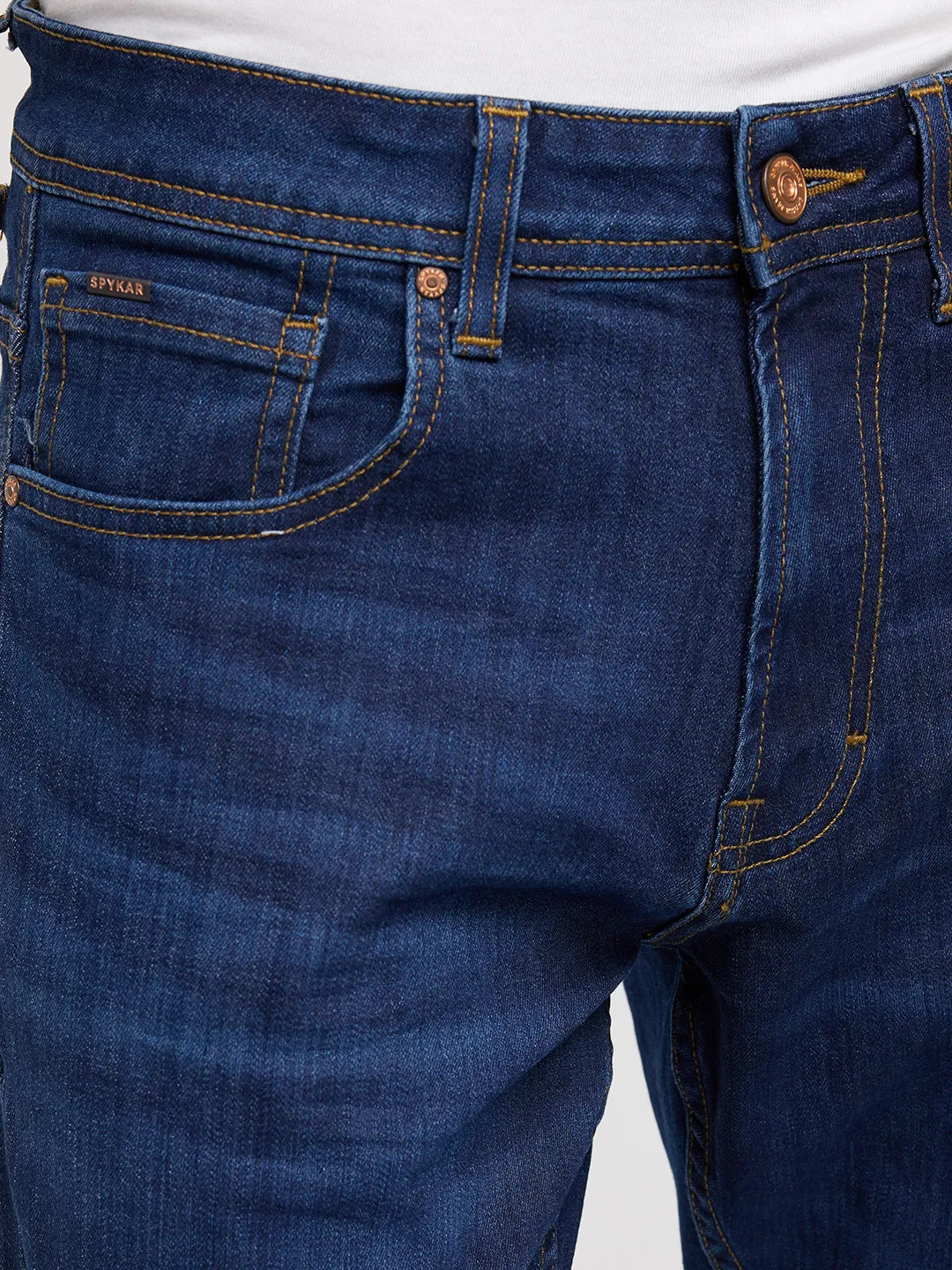 Men Chico Jeans Relaxed Fit Dark Blue Mid Rise